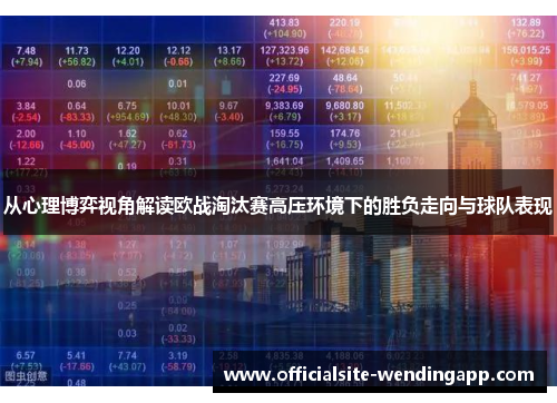从心理博弈视角解读欧战淘汰赛高压环境下的胜负走向与球队表现 从心理博弈视角解读欧战淘汰赛高压环境下的胜负走向与球队表现